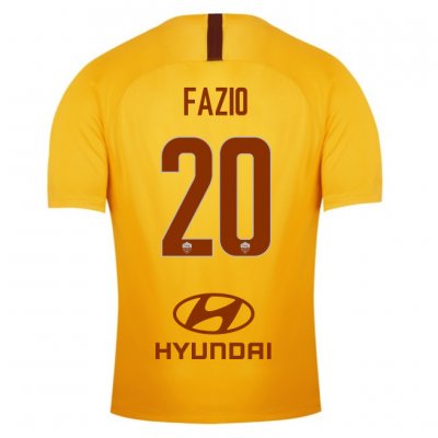 AS Roma 2018/19 FAZIO 20 Third Shirt Soccer Jersey