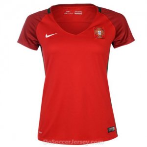Portugal 2016/17 Home Women's Shirt Soccer Jersey