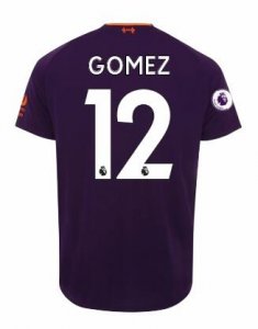 Liverpool 2018/19 JOE GOMEZ 12 Away Shirt Soccer Jersey