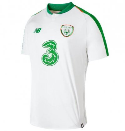 Ireland 2018/19 Away Shirt Soccer Jersey White