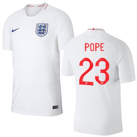 England 2018 FIFA World Cup POPE 23 Home Shirt Soccer Jersey - Click Image to Close