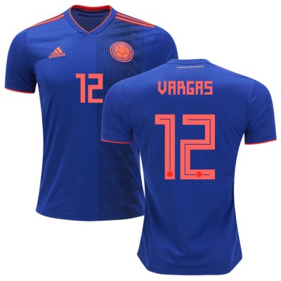 Colombia 2018 World Cup CAMILO VARGAS 12 Away Shirt Soccer Jersey