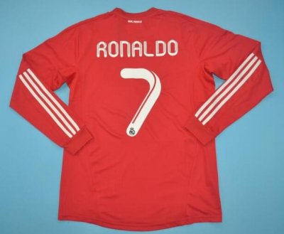 Real Madrid 2012 Third Retro Ronaldo #7 Shirt Long Sleeve Soccer Jersey