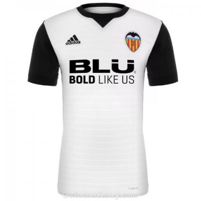 Valencia 2017/18 Home Shirt Soccer Jersey