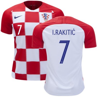 Croatia 2018 World Cup Home IVAN RAKITIC 7 Shirt Soccer Jersey