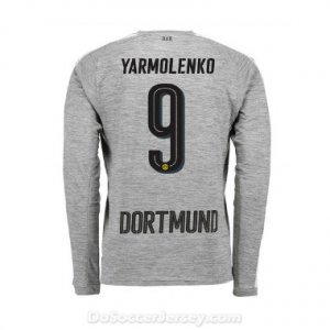 Borussia Dortmund 2017/18 Third Yarmolenko #9 Long Sleeve Soccer Shirt