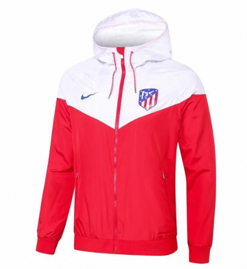 Atletico Madrid 2018/19 Red Woven Windrunner Jacket - Click Image to Close