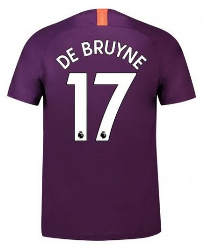 Manchester City 2018/19 De Bruyne 17 Third Shirt Soccer Jersey
