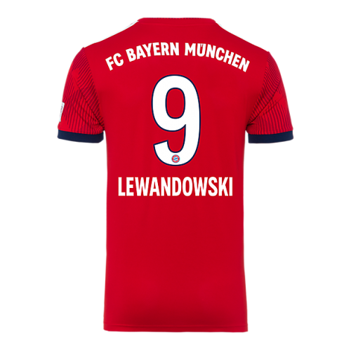 Bayern Munich 2018/19 Home 9 Lewandowski Shirt Soccer Jersey