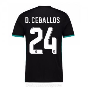 Real Madrid 2017/18 Away D. Ceballos #24 Shirt Soccer Jersey