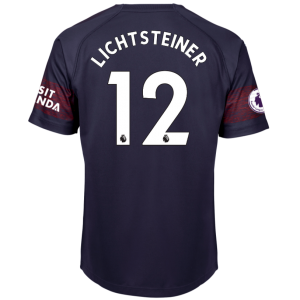 Arsenal 2018/19 Stephan Lichtsteiner 12 Away Shirt Soccer Jersey