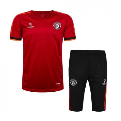 Manchester United Champions League Red 2015/16 Short Training Suit