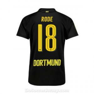 Borussia Dortmund 2017/18 Away Rode #18 Shirt Soccer Jersey
