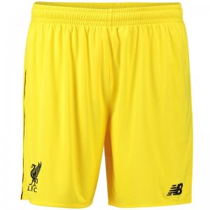 Liverpool 2018/19 Yellow Goalkeeper Soccer Shorts