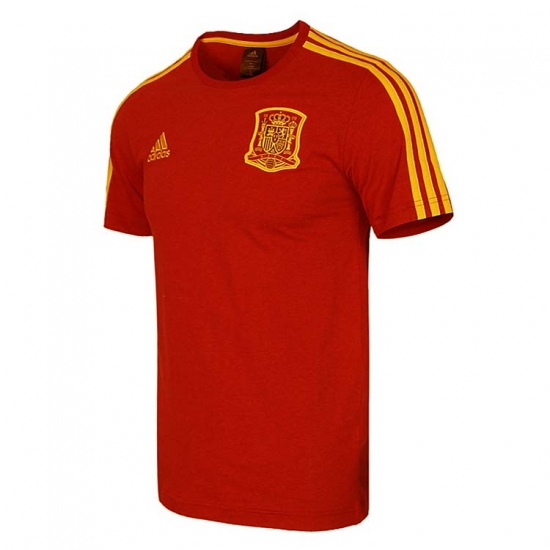 Spain FIFA World Cup 2018 Red Crest T-Shirt - Click Image to Close