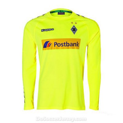 Borussia Monchengladbach 2017/18 neon-yellow Long Sleeved Goalkeeper Shirt