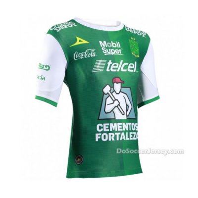 Club León 2017/18 Home Shirt Soccer Jersey Green