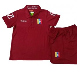 Venezuela Copa America 2019 Home Children Soccer Kit Shirt And Shorts