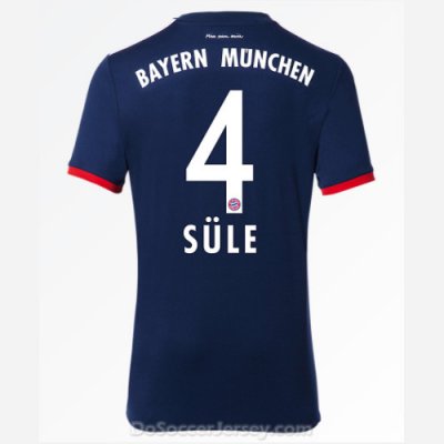 Bayern Munich 2017/18 Away Süle #4 Shirt Soccer Jersey