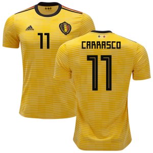 Belgium 2018 World Cup Away YANNICK CARRASCO 11 Shirt Soccer Jersey
