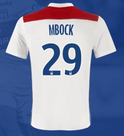 Olympique Lyonnais 2018/19 MBOCK 29 Home Shirt Soccer Jersey