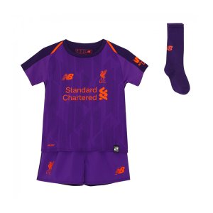 Liverpool 2018/19 Away Kids Soccer Whole Kit Children Shirt + Shorts + Socks