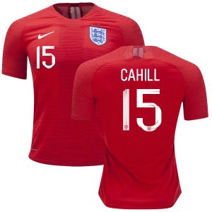England 2018 FIFA World Cup GARY CAHILL 15 Away Shirt Soccer Jersey