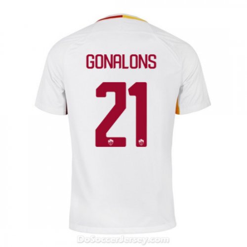 AS ROMA 2017/18 Away GONALONS #21 Shirt Soccer Jersey