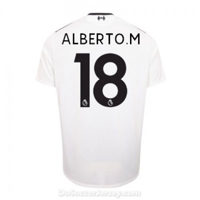 Liverpool 2017/18 Away Alberto.M #18 Shirt Soccer Jersey