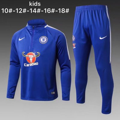 Kids Chelsea Training Suit Blue 2017/18