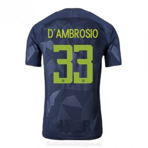 Inter Milan 2017/18 Third D'AMBROSIO #33 Shirt Soccer Jersey