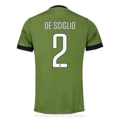 Juventus 2017/18 Third DE SCIGLIO #2 Shirt Soccer Jersey