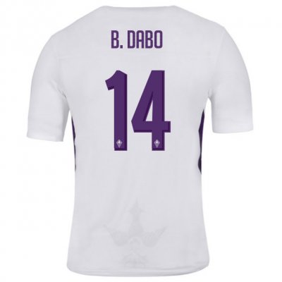 Fiorentina 2018/19 DABO 14 Away Shirt Soccer Jersey