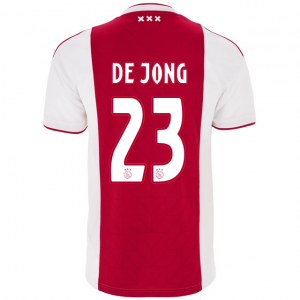 Ajax 2018/19 siem de jong 23 Home Shirt Soccer Jersey