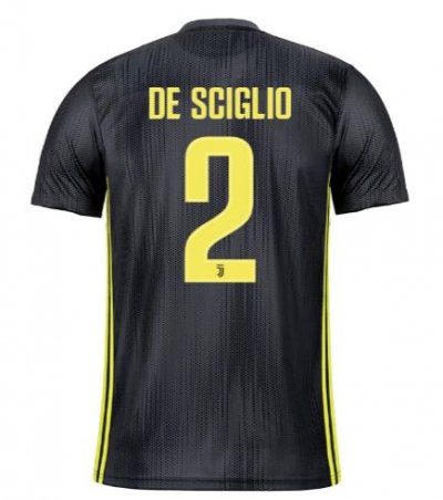 Juventus 2018-19 Third DE SCIGLIO 2 Shirt Soccer Jersey