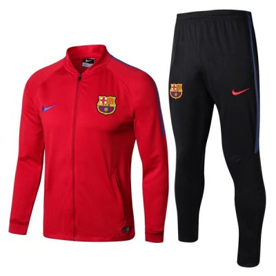 Barcelona 2017/18 Red Tracksuits (Jacket + Pants)