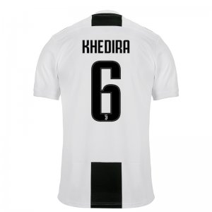 Juventus 2018/19 Home KHEDIRA 6 Shirt Soccer Jersey