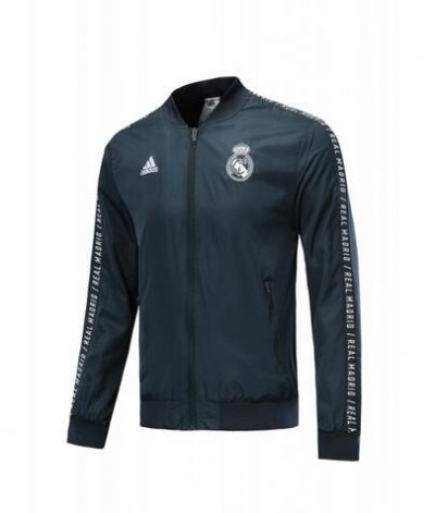 Real Madrid 2019/2020 Grey Windbreaker Jacket