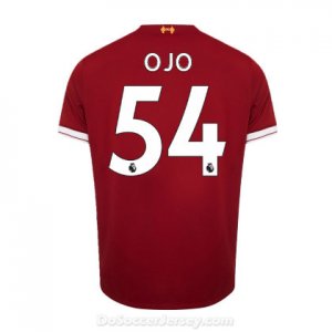 Liverpool 2017/18 Home Ojo #54 Shirt Soccer Jersey