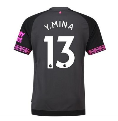 Everton 2018/19 Y.Mina 13 Away Shirt Soccer Jersey