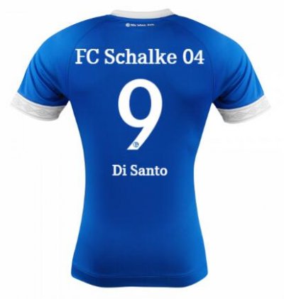 FC Schalke 04 2018/19 Franco Di Santo 9 Home Shirt Soccer Jersey