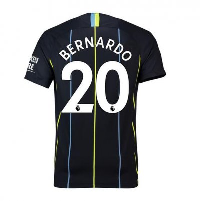 Manchester City 2018/19 Bernardo 20 Away Shirt Soccer Jersey