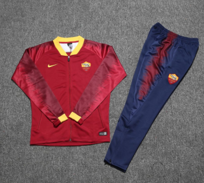 Roma 2018/19 Maroon Training Suit (Jacket+Trouser)