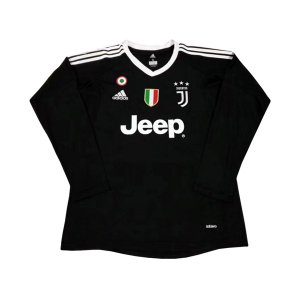 Juventus 2017/18 Black Goalkeeper Long Sleeved Shirt Soccer Jersey
