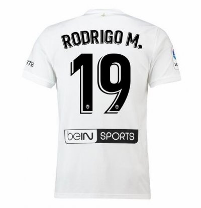 Valencia 2018/19 RODRIGO M. 19 Home Shirt Soccer Jersey