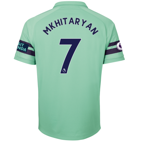 Arsenal 2018/19 Henrikh Mkhitaryan 7 Third Shirt Soccer Jersey