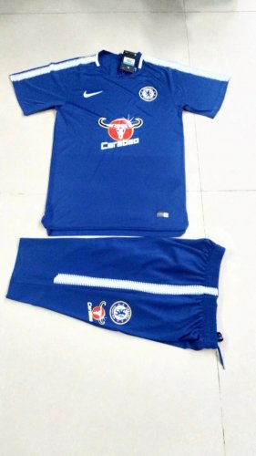 Chelsea 2017/18 Blue Short Training Suit