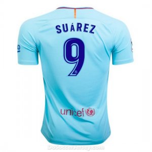 Barcelona 2017/18 Away Suarez #9 Shirt Soccer Jersey
