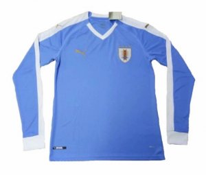 Uruguay 2019 Copa America Home Long Sleeved Shirt Soccer Jersey