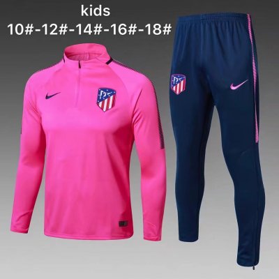 Kids Atletico Madrid Training Suit Pink 2017/18